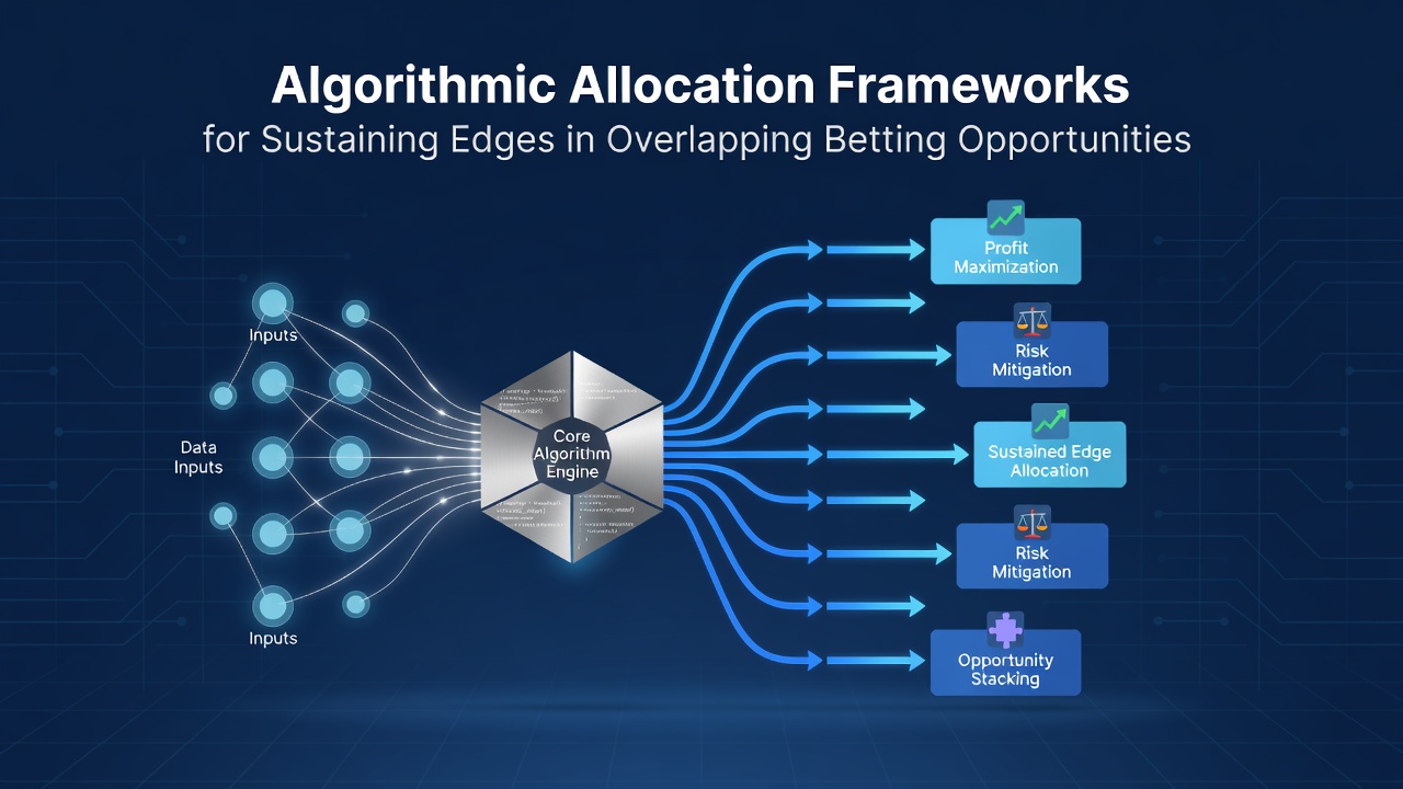Screenshot of allocation software interface displaying stake recommendations for overlapping tennis and football markets