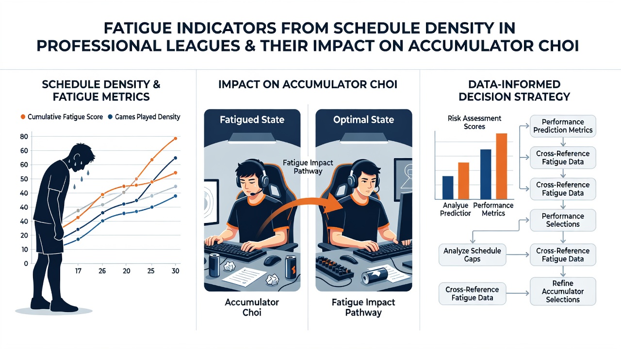 Chart displaying fatigue-related performance drops in NBA, soccer and NHL during compressed schedules