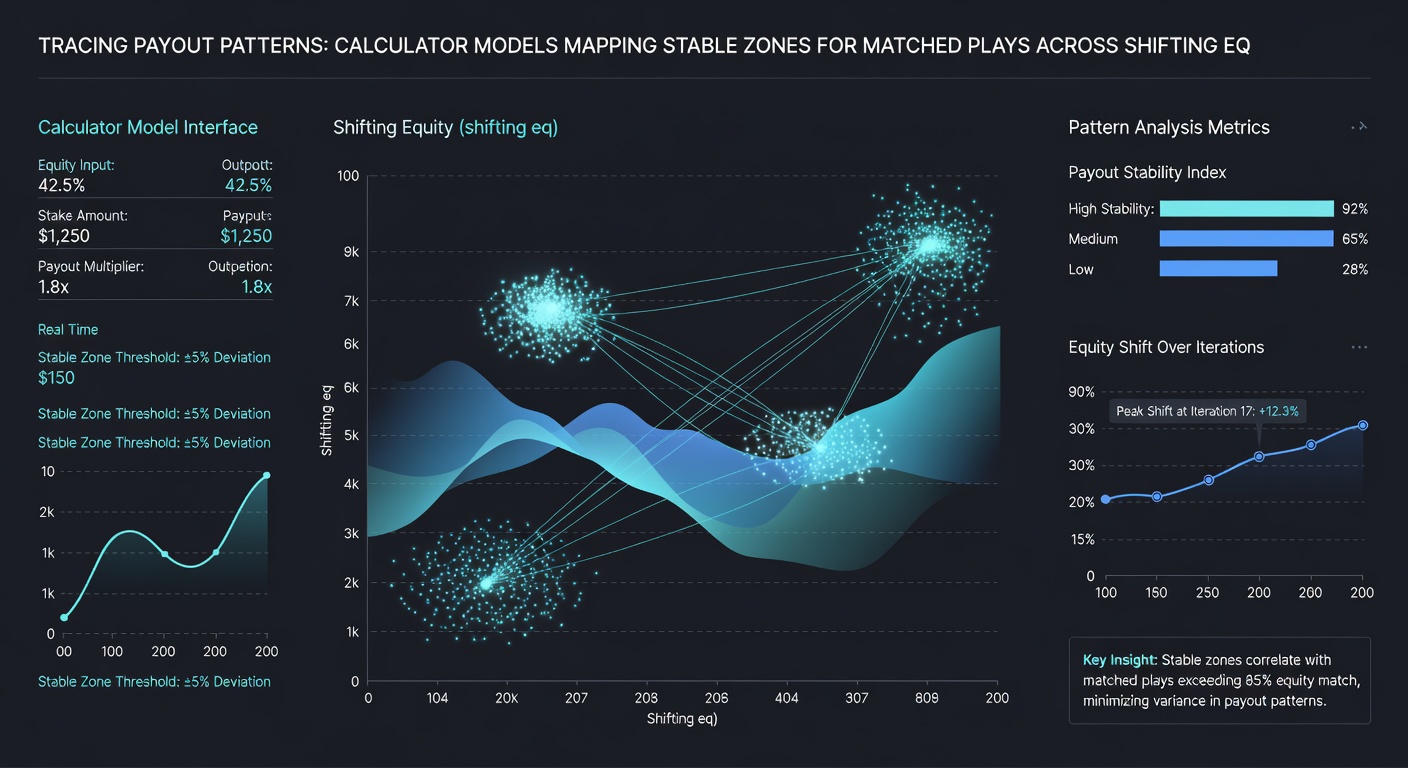 Graph illustrating stable zone boundaries and payout consistency across fluctuating horse racing odds